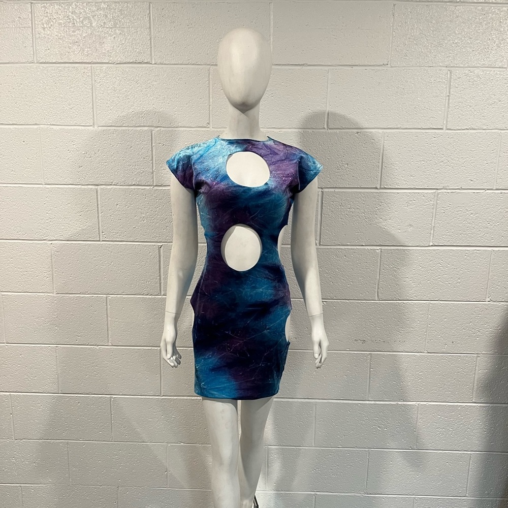 Coachella vibes Cut out circles dress